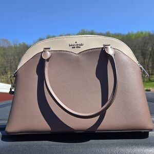 Kate Spade Tan and Cream Satchel